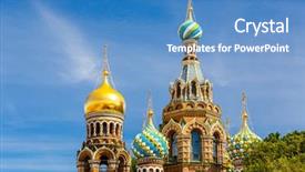  Presentation with blood - Beautiful PPT theme featuring saint peterburgs - church of the savior backdrop and a teal colored foreground
