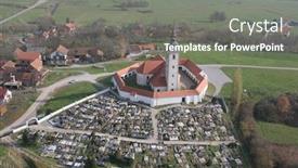  Presentation with kings - Amazing presentation design having church-of-the-three-kings backdrop and a gray colored foreground