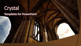  Presentation with destination - Theme consisting of church safety - one of the most beautiful background and a wine colored foreground