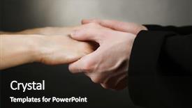  Presentation with black church - PPT theme having church sin - priest holding woman hands background and a  colored foreground