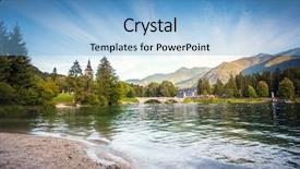  Presentation with iceland location famous place kirkjufellsfoss - Cool new slide deck with church sv john the baptist backdrop and a light blue colored foreground