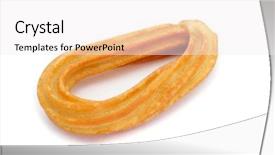  Presentation with spain - Audience pleasing slides consisting of churros - churro typical of spain backdrop and a white colored foreground