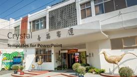  Presentation with handicraft - Amazing slide set having chushan-taiwan-august-28th-2019 backdrop and a coral colored foreground