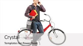  Presentation with student - Theme having ciclo celular - full length portrait background and a light gray colored foreground
