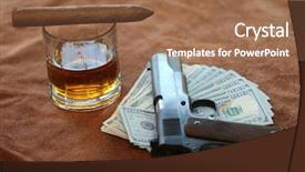  Presentation with cuban - Audience pleasing PPT layouts consisting of cigar cuban cigar whiskey cash backdrop and a coral colored foreground