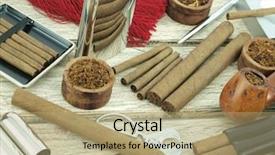  Presentation with cigar - Cool new presentation with cigar backdrop and a coral colored foreground