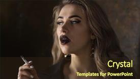  Presentation with abstract beautiful black pink glitter - Amazing slide set having cigarette on a dark background backdrop and a tawny brown colored foreground