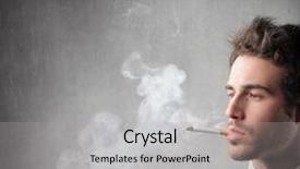  Presentation with smoking - Audience pleasing PPT theme consisting of el paso skyline in artistic backdrop and a lemonade colored foreground