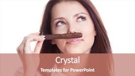  Presentation with beautiful places vietnam - Audience pleasing presentation theme consisting of cigarillo - beautiful young woman smelling backdrop and a coral colored foreground