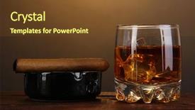  Presentation with brandy - PPT theme consisting of mother breast feeding a newborn background and a light gray colored foreground