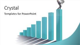  Presentation with golden dollar sign - PPT theme having cimb bank backgrouynd - businessman carrying dollar sign background and a white colored foreground