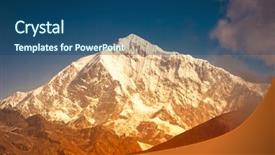  Presentation with himalaya - PPT theme featuring ragout of celery carrots peas sweet pepper and tomato studio photo background and a yellow colored foreground.