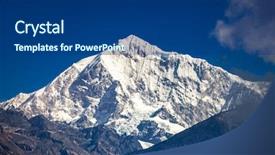  Presentation with himalaya - Theme featuring cimb bank backgrouynd - himalaya scenic mountain landscape background and a ocean colored foreground