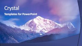  Presentation with himalaya - Beautiful presentation featuring cimb bank backgrouynd - himalaya scenic mountain landscape backdrop and a ocean colored foreground