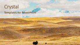  Presentation with new zealand - Presentation theme consisting of cimb bank backgrouynd - new zealand scenic mountain landscape background and a lemonade colored foreground