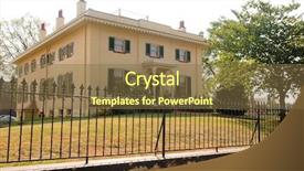  Presentation with cincinnati - PPT theme featuring cincinnati - william howard taft national historic background and a tawny brown colored foreground