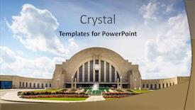  Presentation with cincinnati - Presentation theme featuring cincinnati-ohio-august-29-2020 background and a  colored foreground