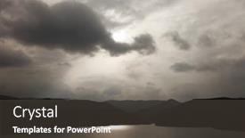  Presentation with transylvania - Slide set having cincis-lake-in-transylvania-romania background and a dark gray colored foreground