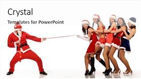  Presentation with posters - Presentation theme having  background and a  colored foreground