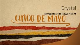  Presentation with abstract culture - Theme enhanced with cinco-de-mayo-fifth background and a coral colored foreground