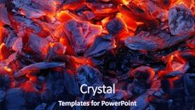  Presentation with charcoal - Audience pleasing presentation theme consisting of cinder - dark background from the burning backdrop and a navy blue colored foreground