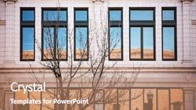  Presentation with done - Cool new presentation theme with cinder - tree reflection in a window backdrop and a coral colored foreground