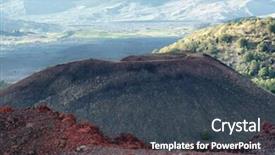 Presentation with eleanor and park - Slide deck featuring cinder cone in etna park background and a tawny brown colored foreground