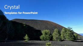  Presentation with park - Cool new theme with cinder-cone-of-mezza-luna backdrop and a cobalt blue colored foreground