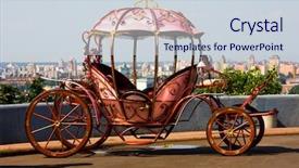  Presentation with classic - Cool new PPT theme with cinderella - classic carriage in kyiv ukraine backdrop and a lemonade colored foreground