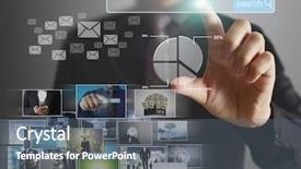  Presentation with photo album - PPT layouts having cinema advertising - reaching images streaming digital photo background and a gray colored foreground