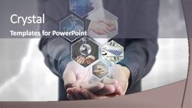  Presentation with photo album - Colorful PPT layouts enhanced with cinema advertising - reaching images streaming digital photo backdrop and a gray colored foreground