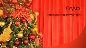  Presentation with drapery - Amazing slides having  backdrop and a  colored foreground