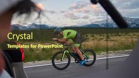  Presentation with road bike - Beautiful presentation featuring cinematographer-with-professional-cinema-camera backdrop and a tawny brown colored foreground