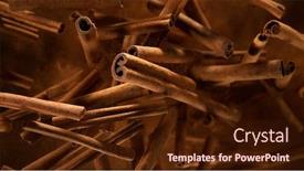  Presentation with gravity - Colorful presentation enhanced with cinnamon-barks-flying backdrop and a wine colored foreground