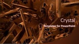  Presentation with gravity - Presentation theme enhanced with cinnamon-barks-with-star-anise background and a wine colored foreground