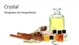  Presentation with natural soap - Colorful PPT layouts enhanced with cinnamon soap oils and bubble backdrop and a white colored foreground