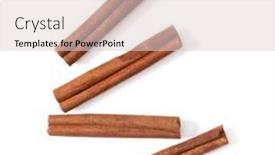  Presentation with cinnamon - Audience pleasing presentation theme consisting of cinnamon-sticks-isolated-over-white backdrop and a lemonade colored foreground