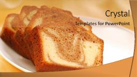  Presentation with cinnamon - Cool new presentation theme with cinnamon swirl pound cake backdrop and a  colored foreground