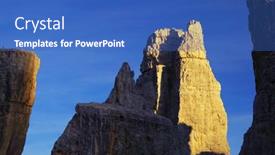  Presentation with europe - Slide set consisting of cinque-torri-in-the-dolomites background and a teal colored foreground