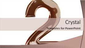  Presentation with white figure graphics - Cool new slide deck with cipher - chocolate figure two isolated backdrop and a soft green colored foreground