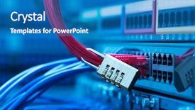  Presentation with data protection - Presentation design with cipher - network and data protection concept background and a  colored foreground