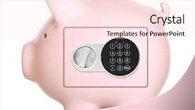  Presentation with piggy bank broken piggybank - Cool new PPT layouts with cipher - pink piggy bank safe backdrop and a lemonade colored foreground