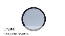  Presentation with filter - PPT layouts consisting of cir polarizing pro filter isolated on white background and a white colored foreground