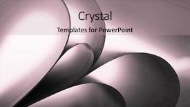  Presentation with shadow - Amazing PPT theme having circel shadow - macro view of abstract paper backdrop and a coral colored foreground