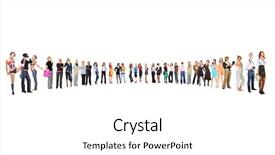  Presentation with structure - Cool new PPT theme with circle friends - structure work group backdrop and a  colored foreground