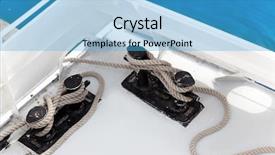  Presentation with boat - Cool new slides with circle loop spirals - boat double bitt detail backdrop and a light blue colored foreground
