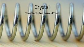  Presentation with extreme - Presentation design having circle loop spirals - extreme close up shot background and a light gray colored foreground