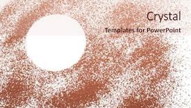  Presentation with cocoa - Slides featuring circle made of healthy cocoa background and a lemonade colored foreground