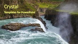  Presentation with golden - Beautiful slide set featuring circle tourist route in southwest backdrop and a tawny brown colored foreground