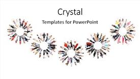  Presentation with people seniors diversity - Cool new slides with circles rows - people diversity many colleagues backdrop and a white colored foreground